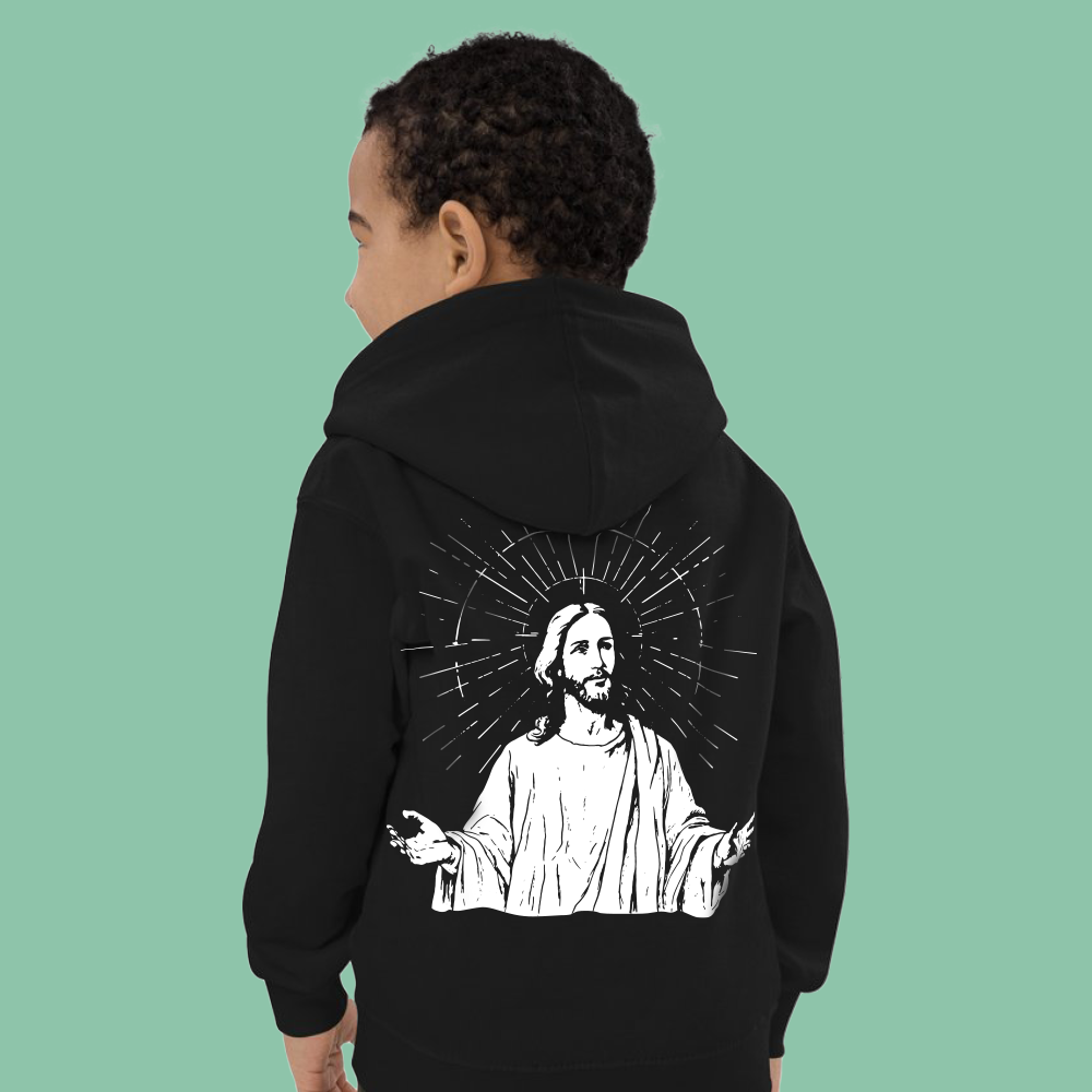 Little Levites He's Got My Back - Black Hoodie
